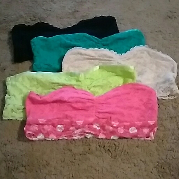 3/$15! 5 medium aerie bandeaus - Picture 1 of 4